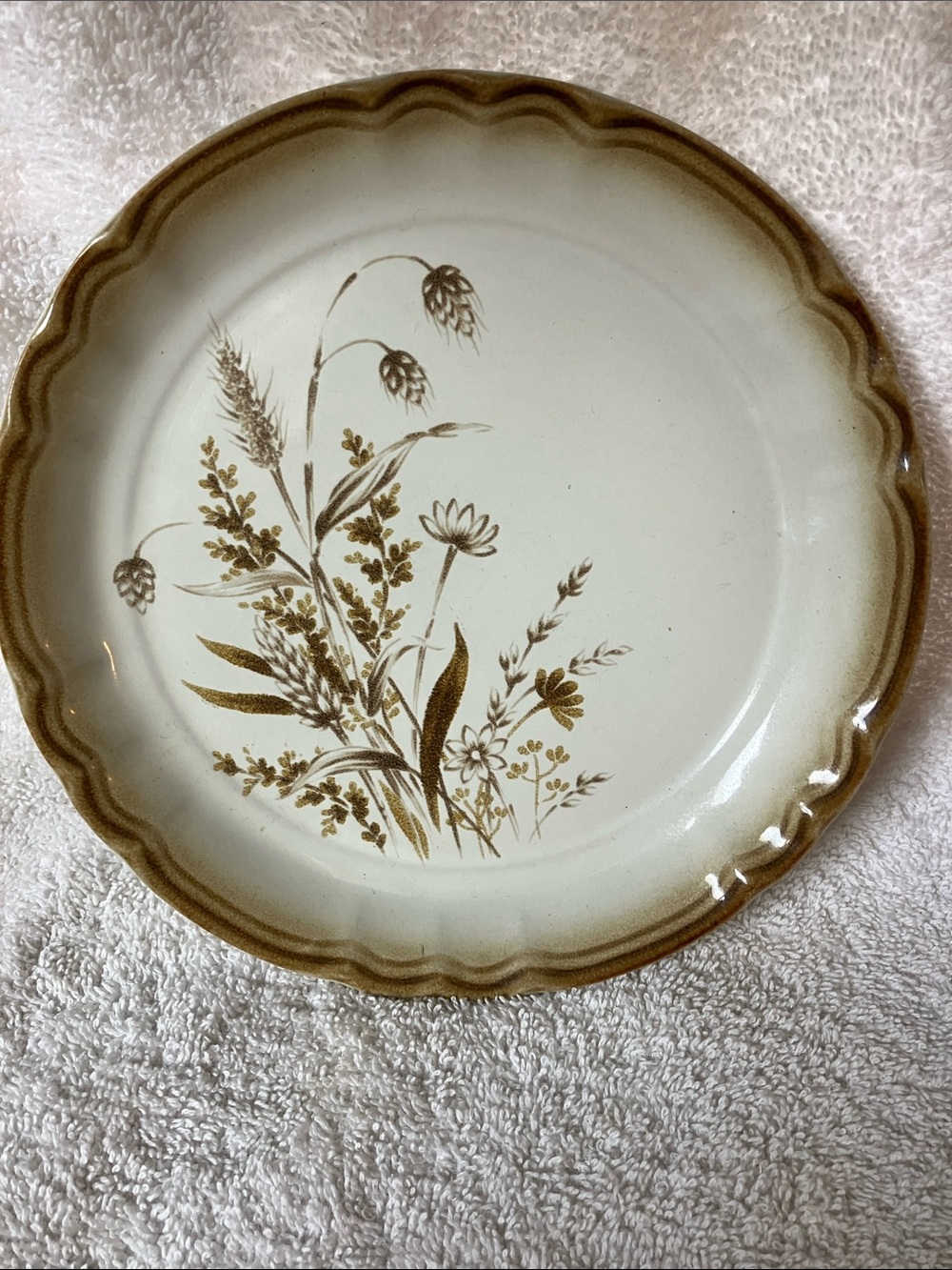 4 Manor House Autumn Breeze Salad Plates Japan 7 1/2” Mikasa